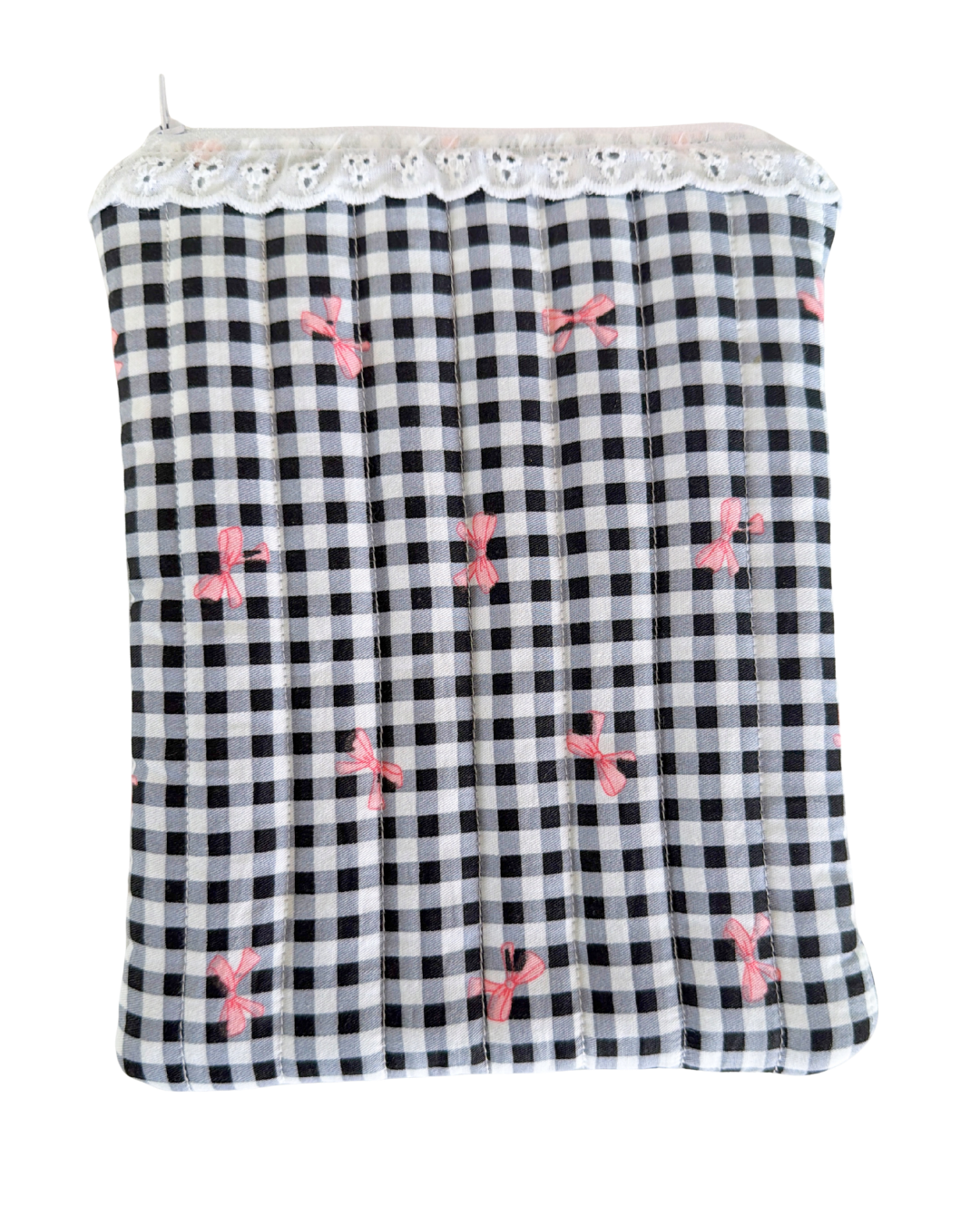B/W Pink Bows - Kindle Sleeve