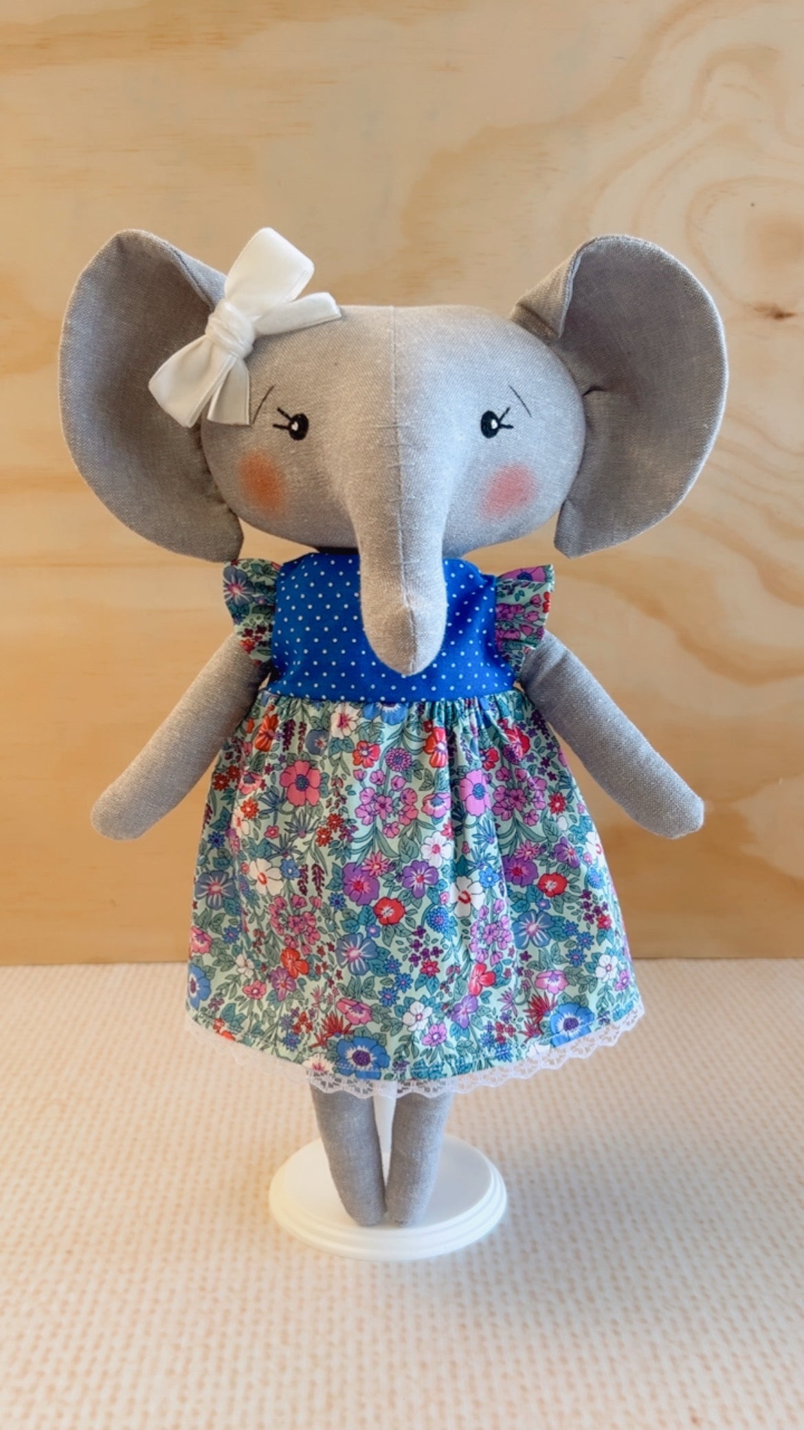 Elephant Doll - Blue