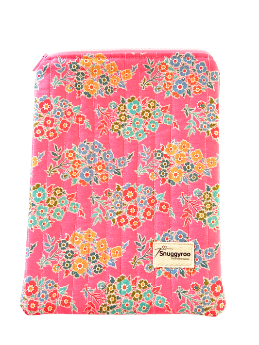 Floral Dark Pink - eReader Sleeve